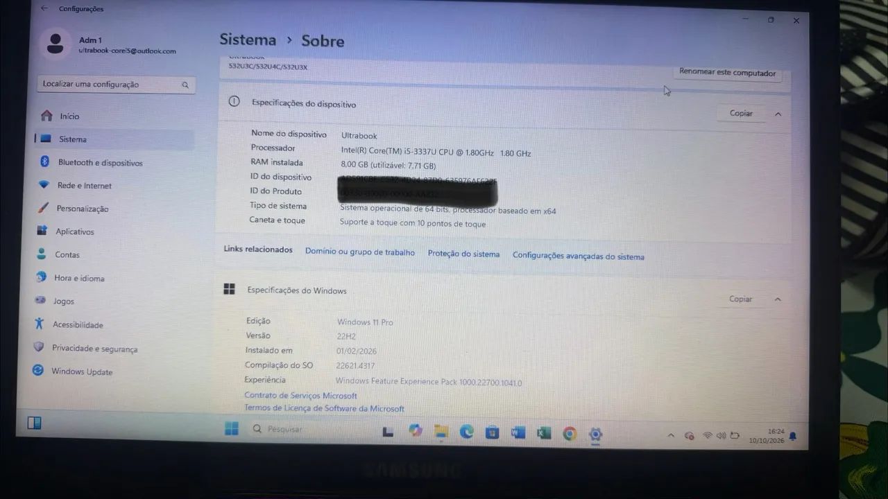 Ultrabook Samsung core i5 - Foto 2