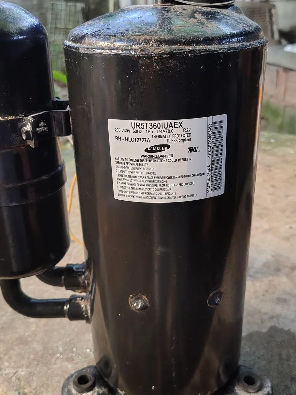 Compressor 36.000 mil BTUS R22 funcionando perfeitamente  - Foto 3