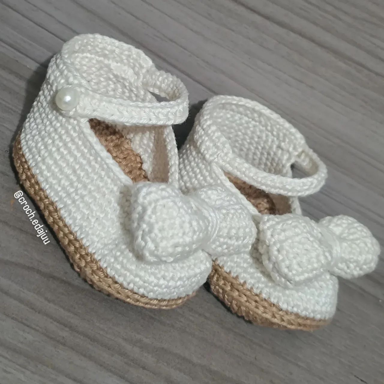 Sapatinho de Crochê para Bebê 