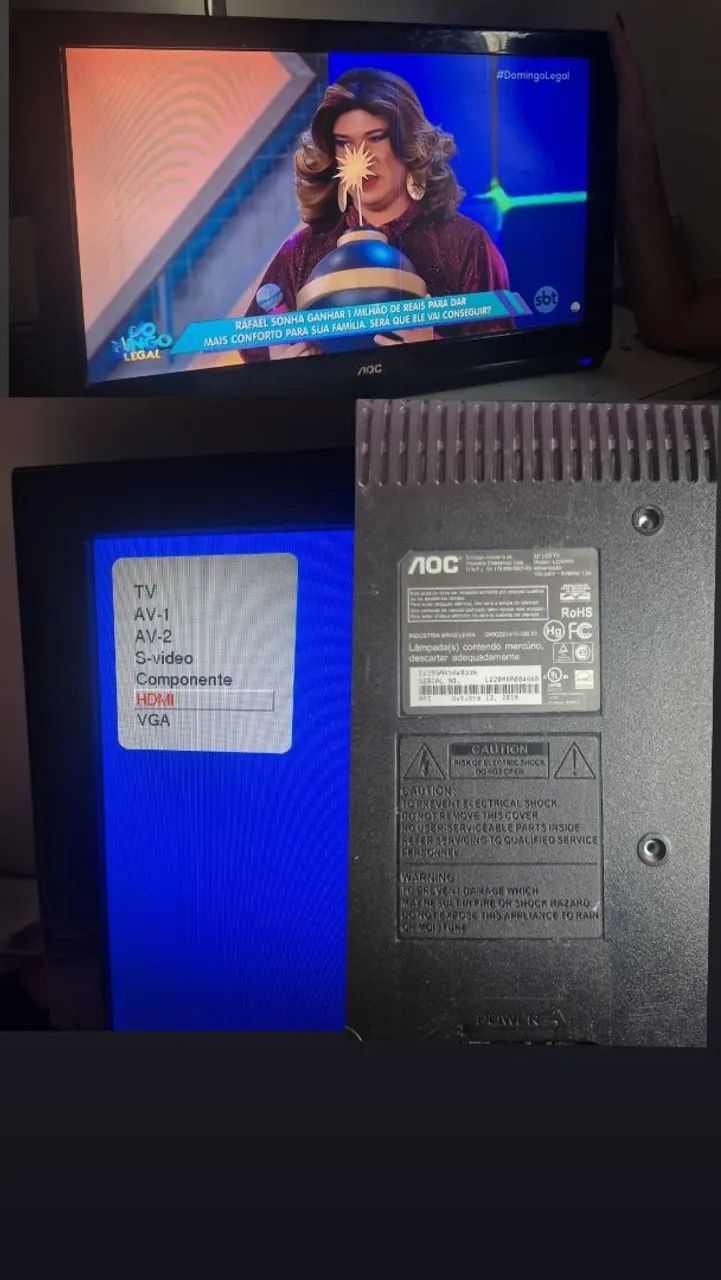 TV AOC 21'5  polegadas  - Foto 4