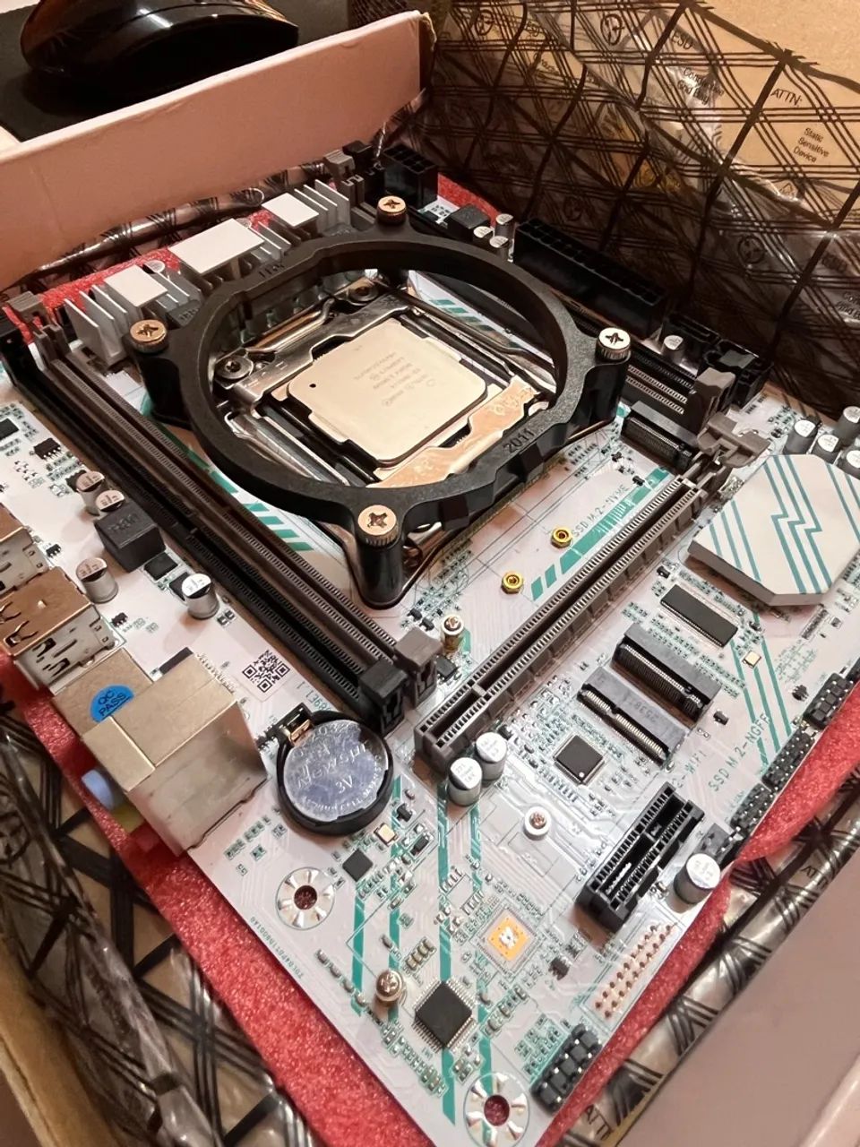 Placa mãe X99E com processador Intel Xeon E5 - Foto 4