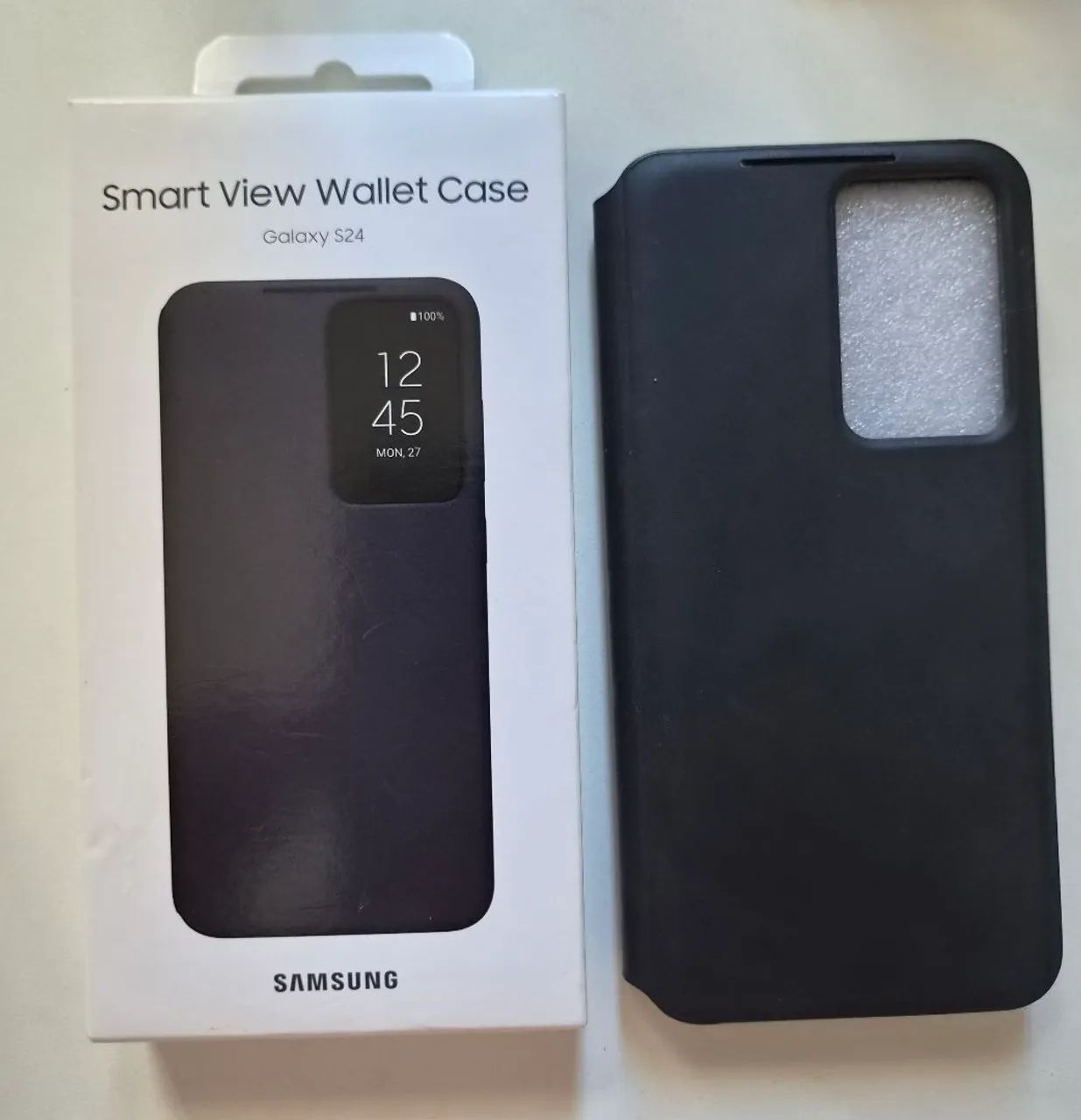 Capa S24 ORIGINAL SAMSUNG Case Smart View Wallet Case Galaxy
