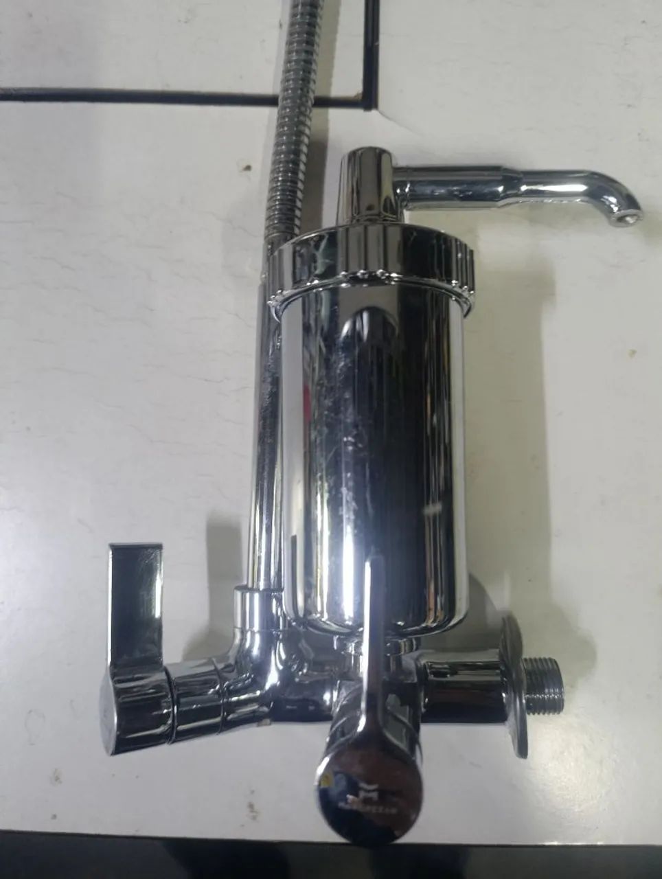 Torneira de cozinha com filtro Marchez inox - Foto 3
