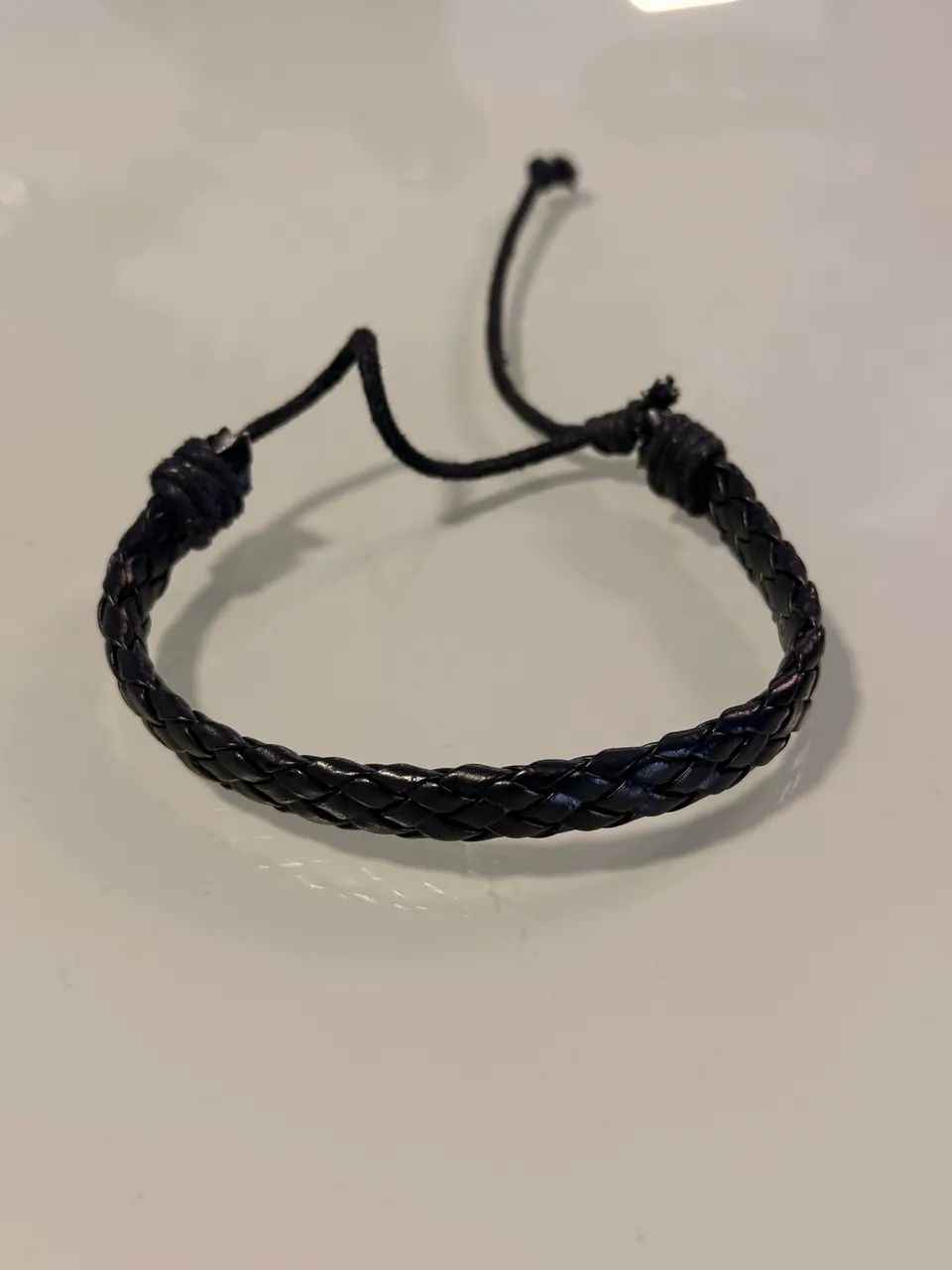 Pulseira de couro masculina