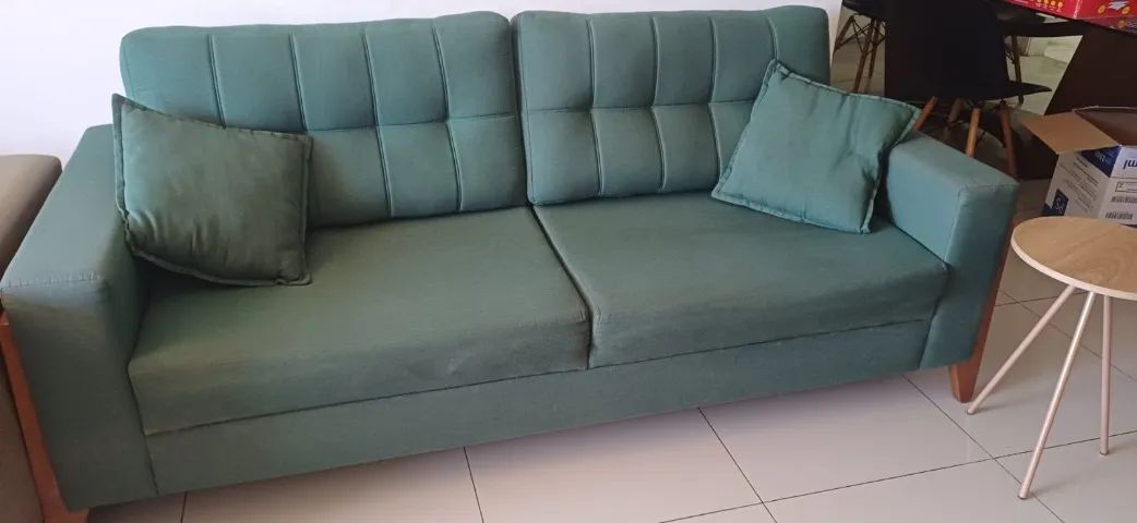 Sofa Ilha Bella - 2,00x0,85; Tecido Belagio - Otimo estado