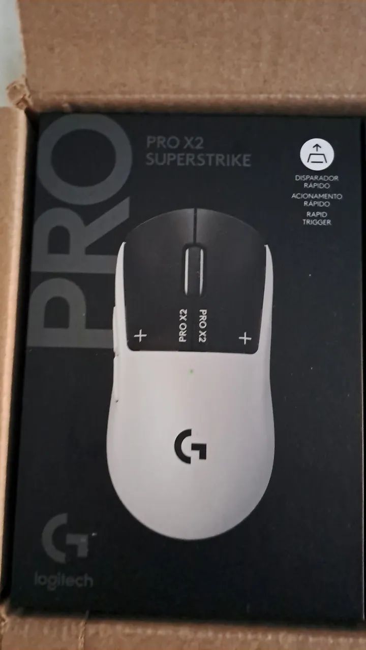 Mouse Logitech GPRO X2 SUPERSTRIKE * NOTA FISCAL PRONTO ENTREGA ULTIMO 