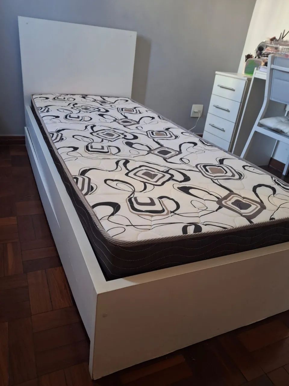 Cama com auxiliar + colchão  - Foto 5