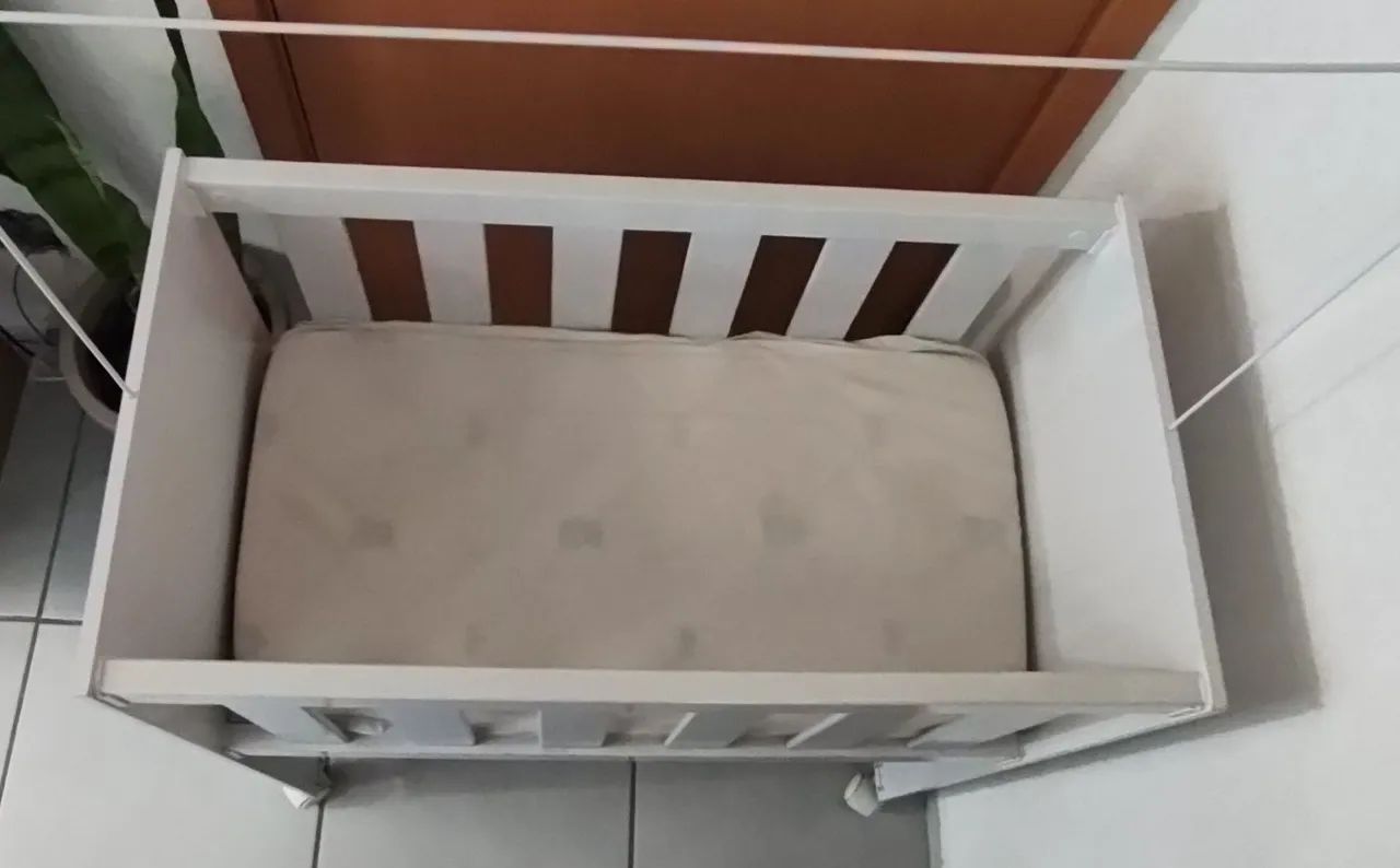 Mini berço + Colchão  - Foto 2