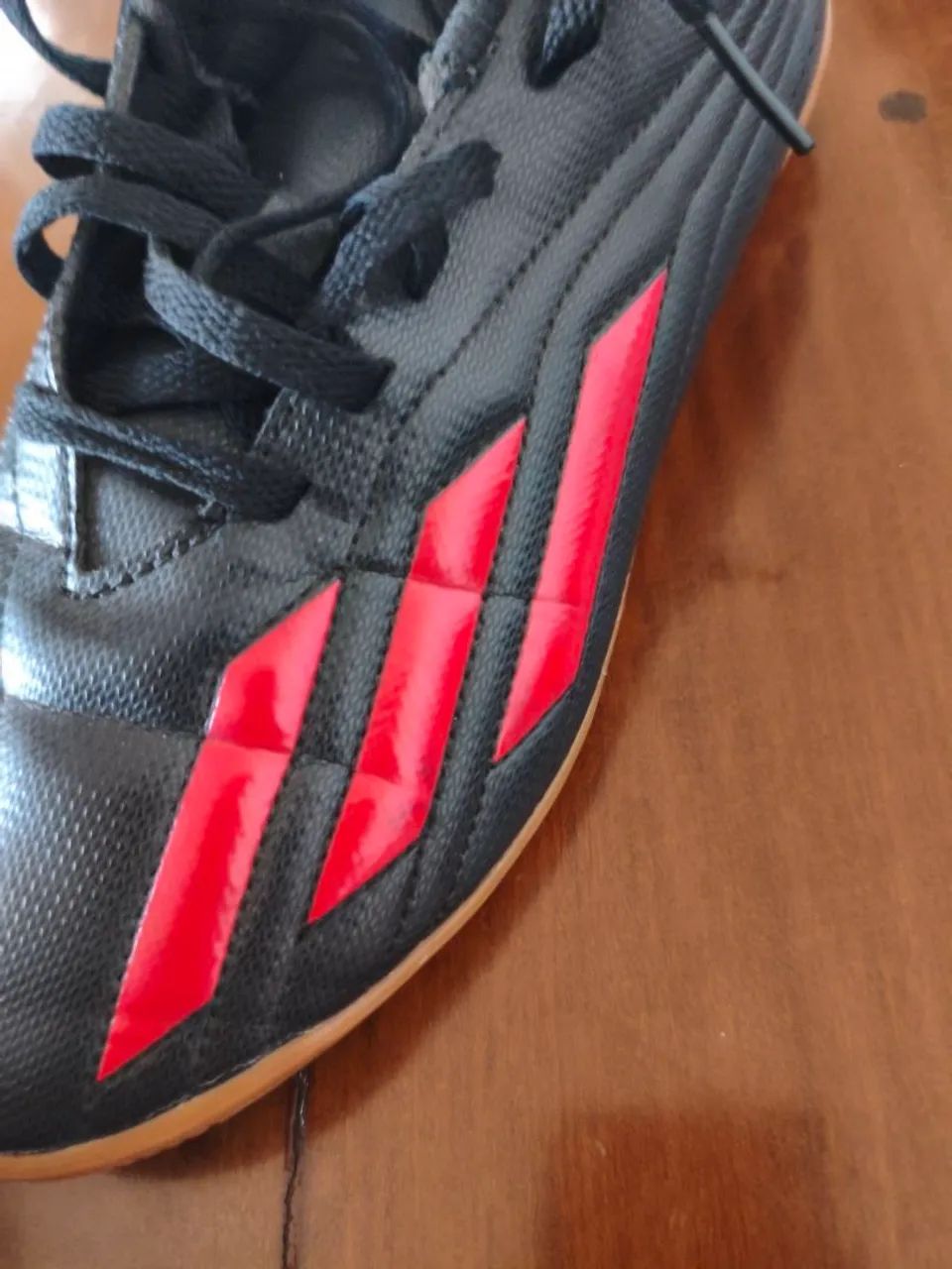 Chuteira Futsal Adidas Deportivo III IN - Core Black / Red