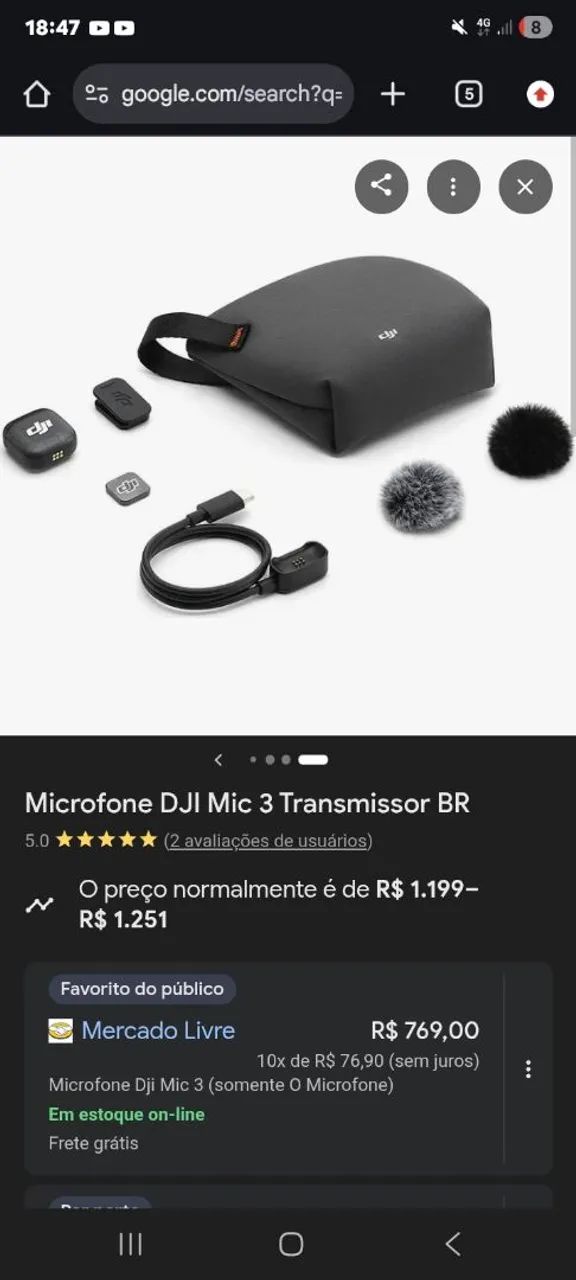 Microfone dji - Foto 5