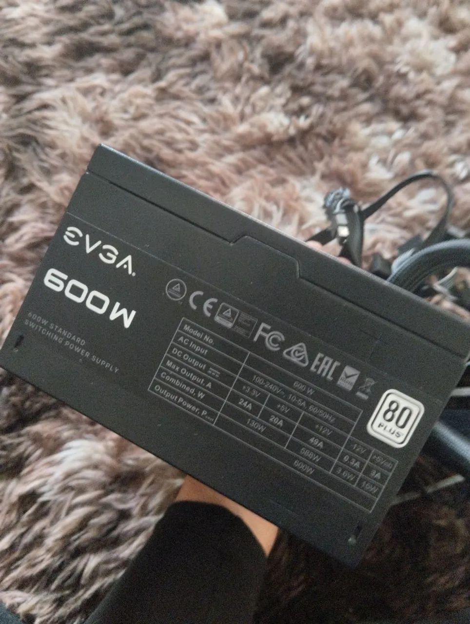 FONTE EVGA 600 W1 80 Plus White - Foto 2