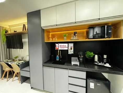 Flat 1 Quarto | Jardim Oceania | Mobiliado - Foto 2
