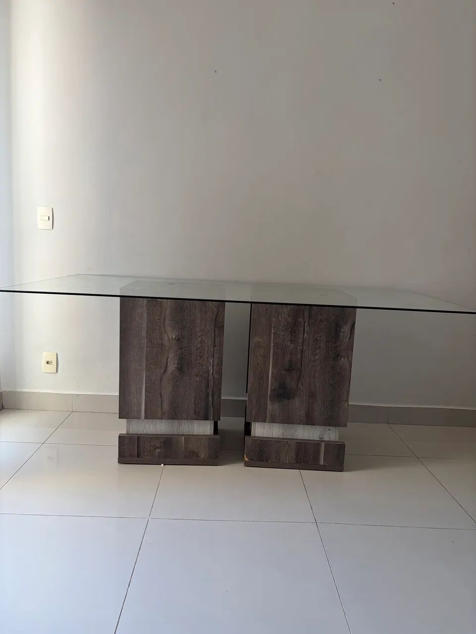 Vendo mesa de vidro 