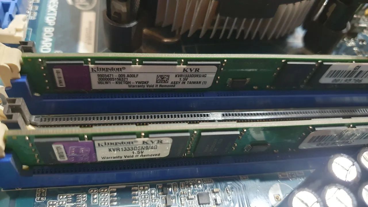 placa mãe intel desktop board dh55tc i7 8gb ram - Foto 4