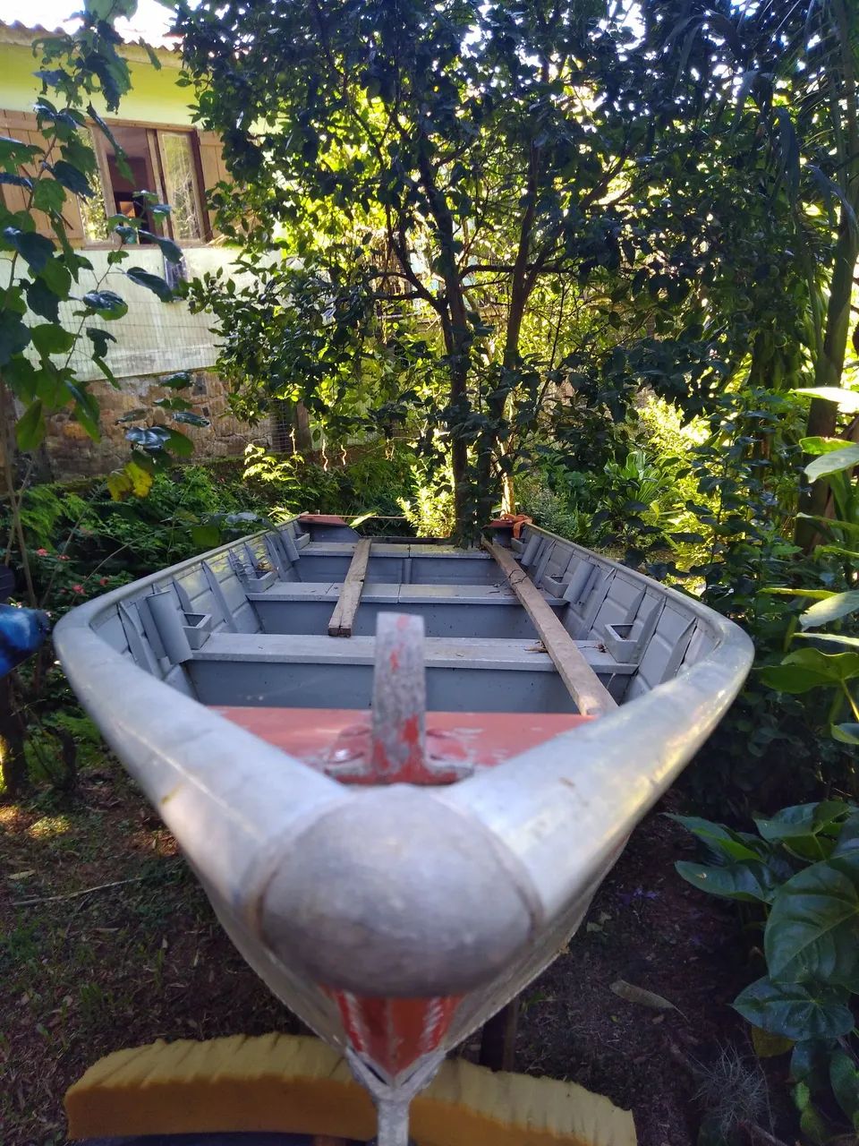 Lancha de alumínio com carretinha,não documentada,nova - Foto 4