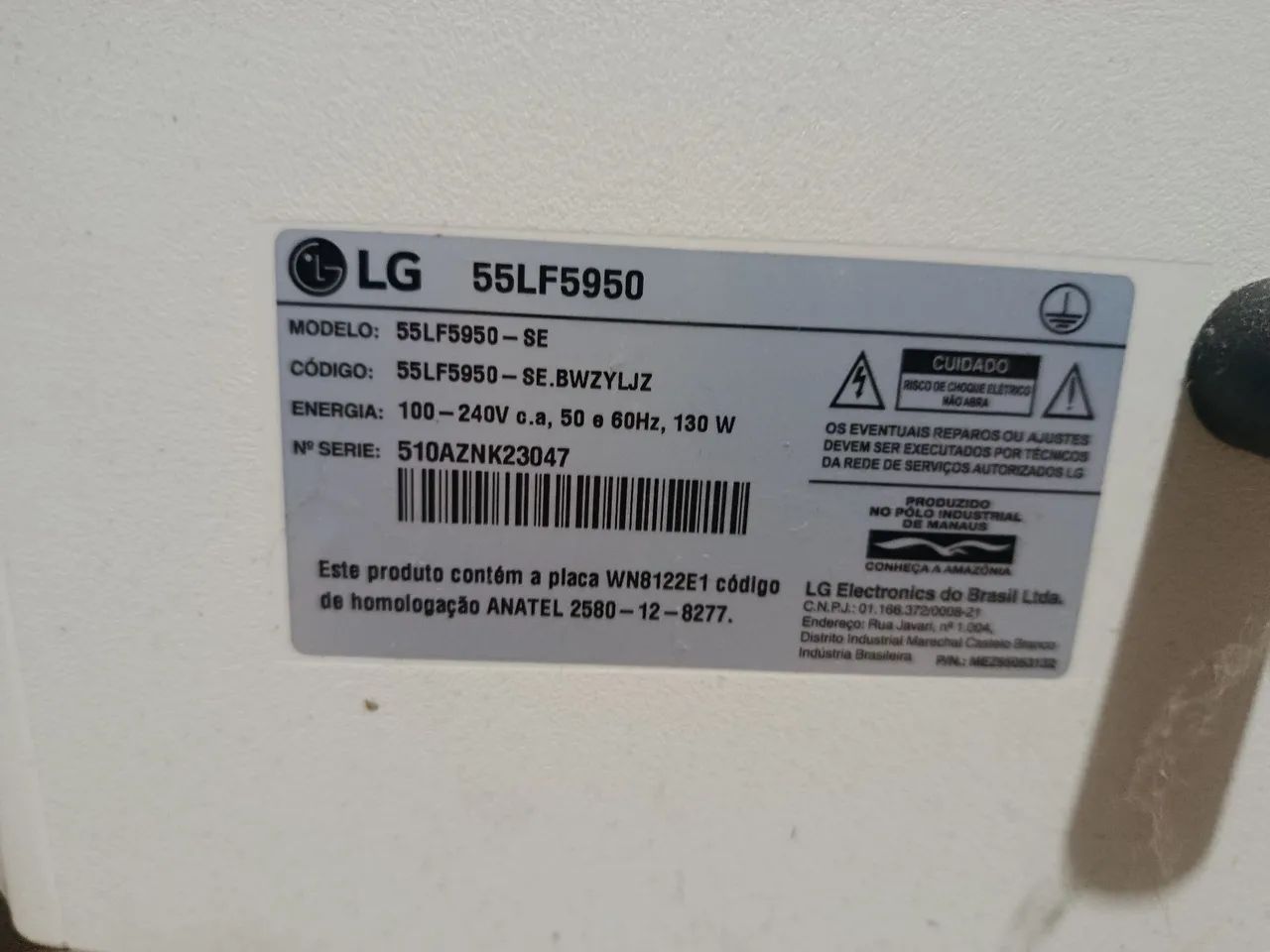Tv smart LG 55 polegadas com defeito - Foto 3