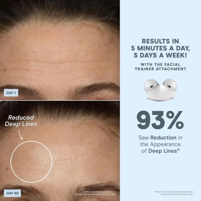 NuFACE Mini+ SkinCare Avançado com Kit: Lifting facial por Microcorrente. - Foto 4
