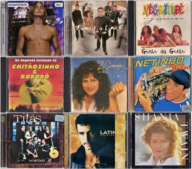 Lote Com 30 Cds Originais De Música - Variados - CDs, DVDs etc