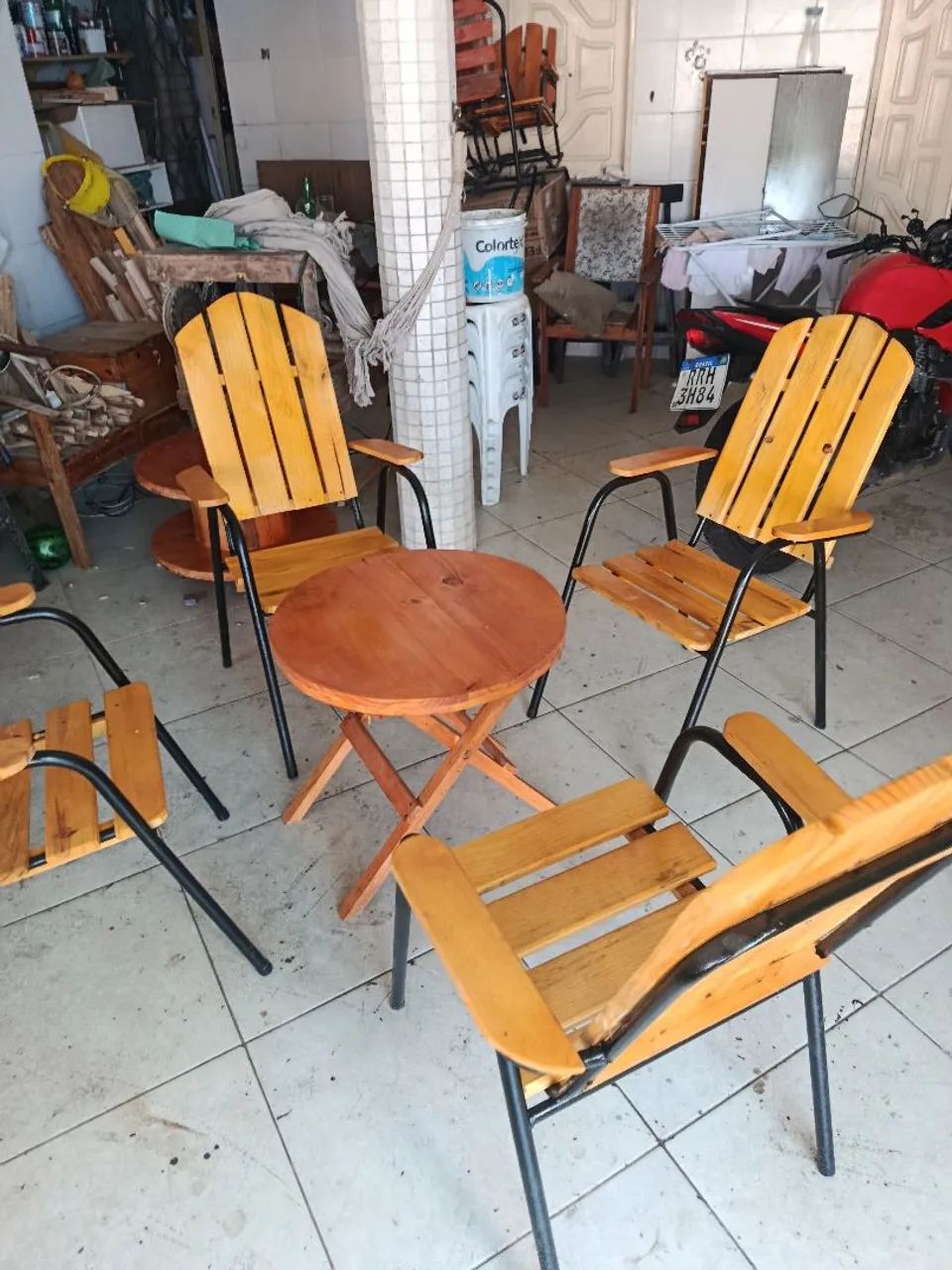 Jogo de cadeira pra varanda