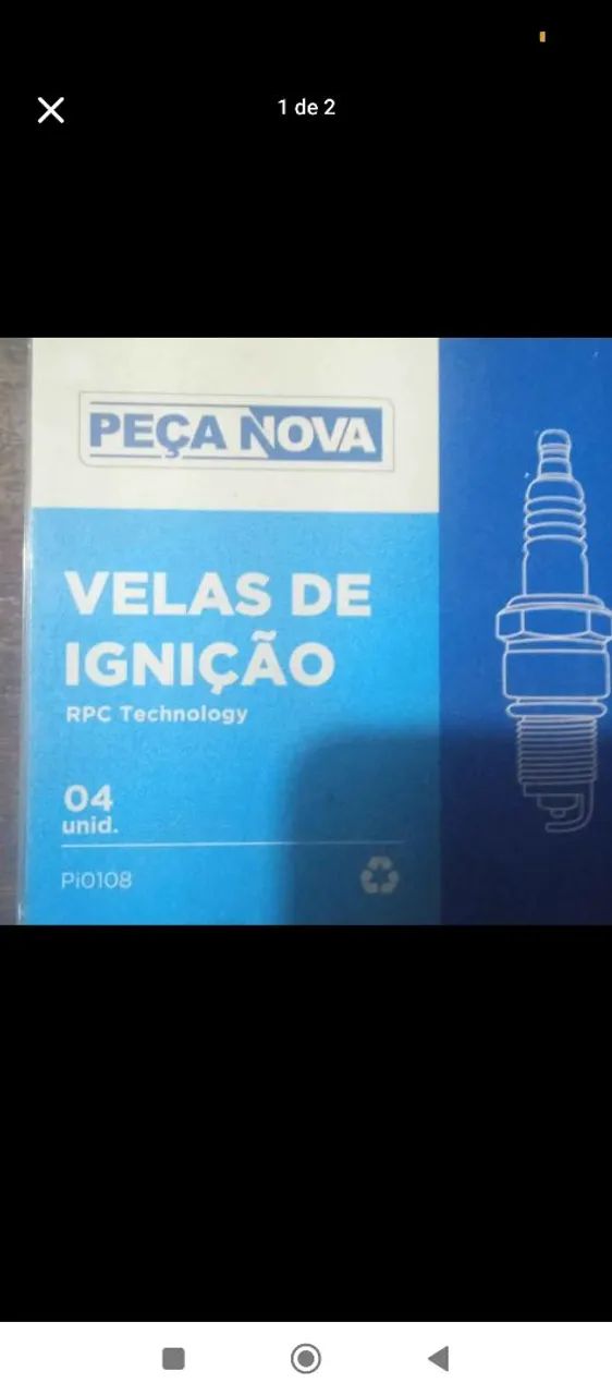Jogo de Velas ignição peça nova 