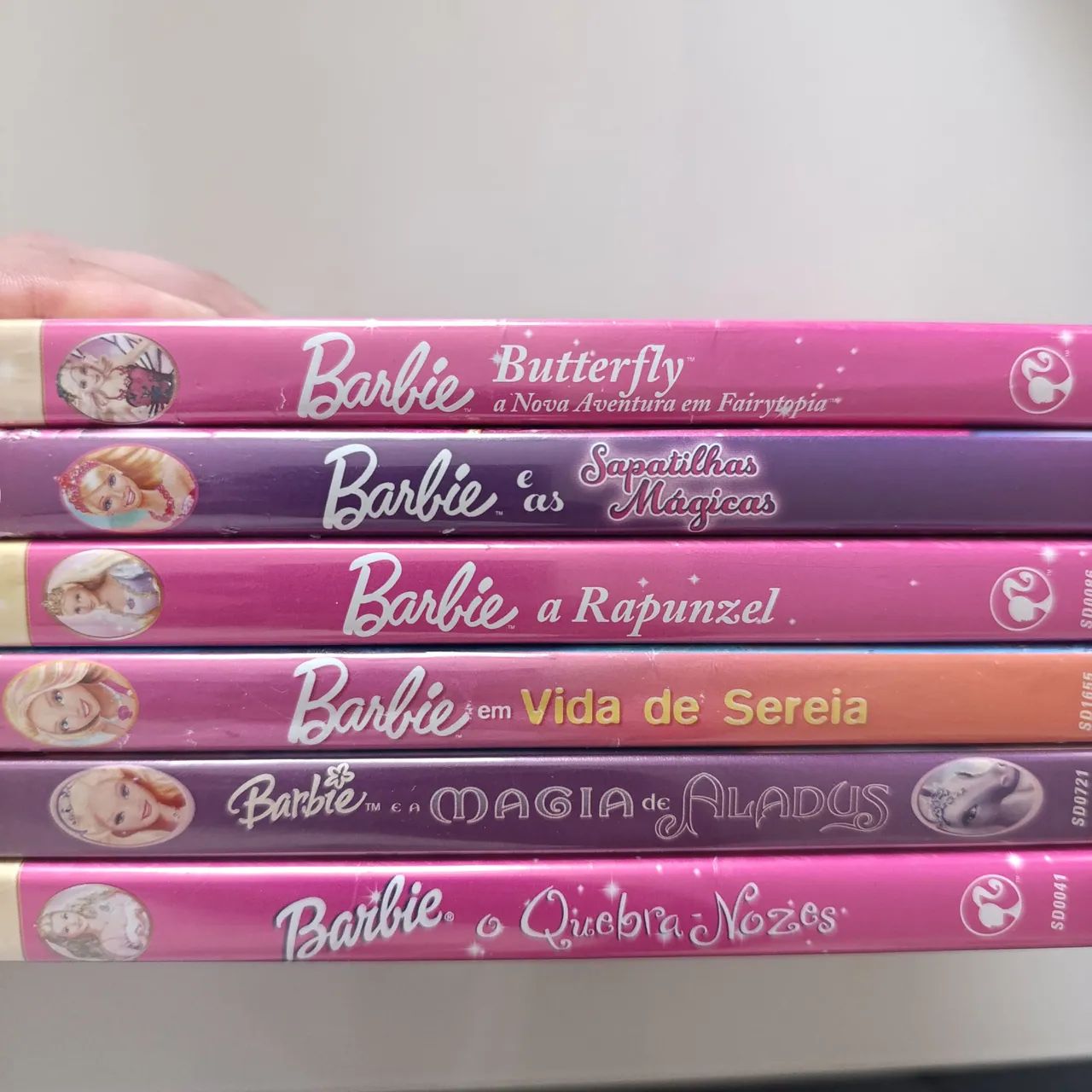 Coleção 7 DVDs Barbie com Caixa Original 3D - Foto 2