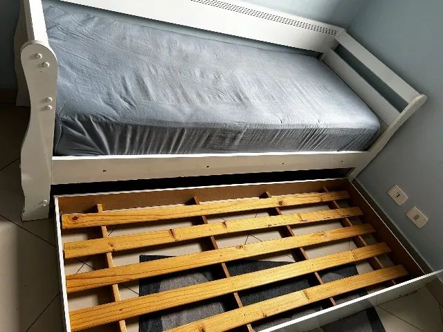 Cama de solteiro com cama auxiliar - Foto 4