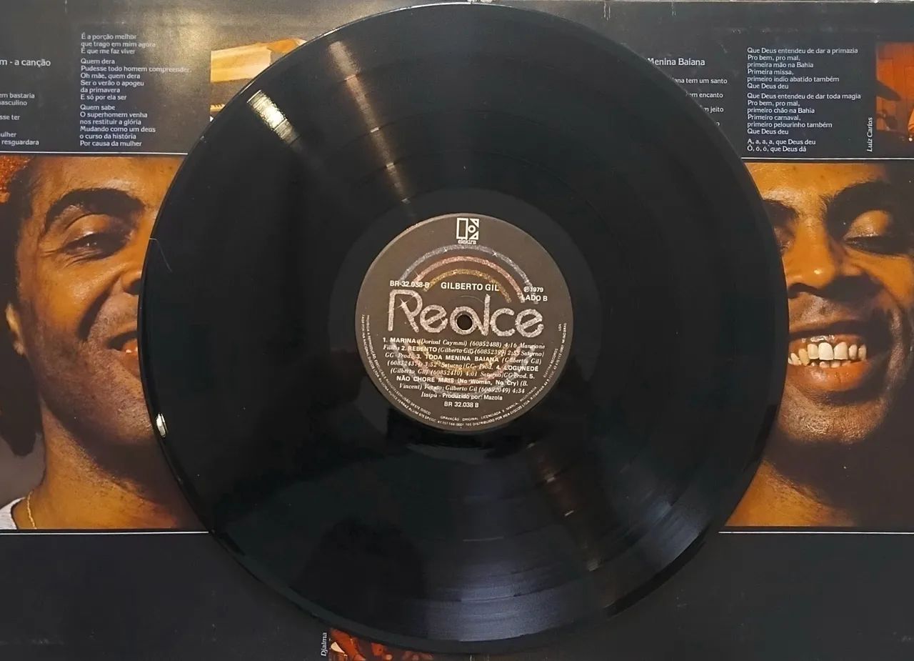 Gilberto Gil - Realce, disco de vinil  - Foto 5