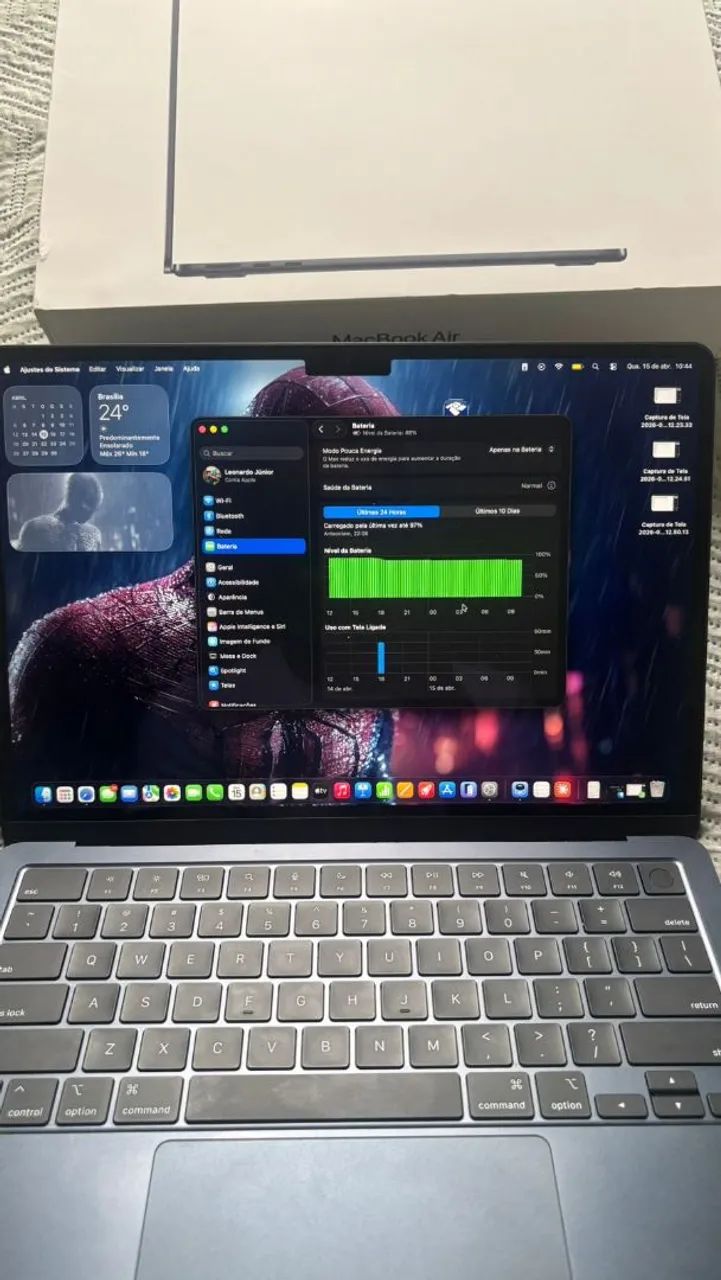 MacBook Air M4 13? 16GB RAM 256GB SSD | Bateria 100% | Impecável