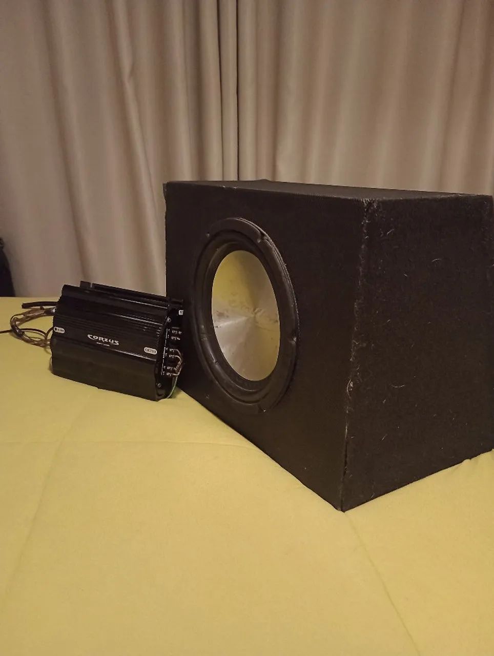 Subwoofer 500w + módulo de potência corzus