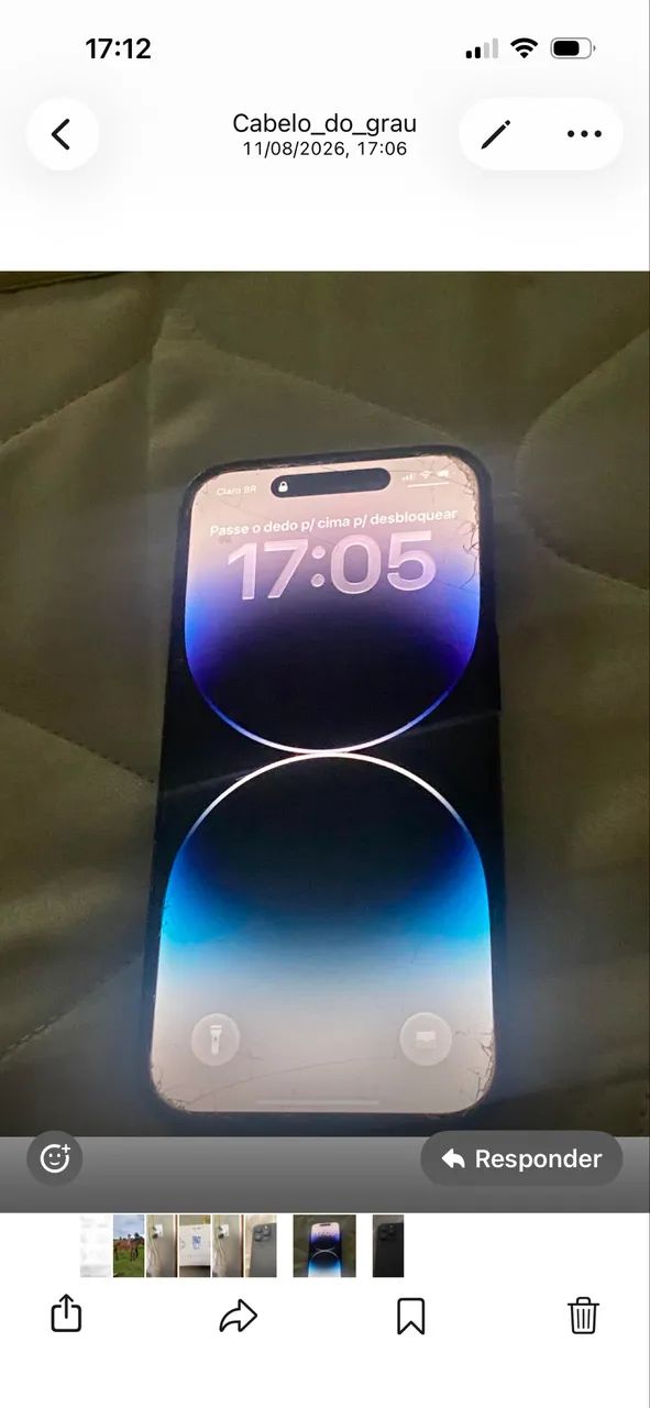 iPhone 14 Pro 128 usado bom estado funcionando tudo valor2800 - Foto 2