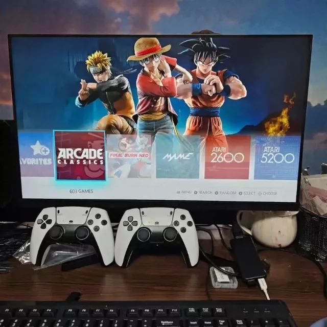 Gamestick Retrô M15 Pro (20Mil Jogos Já Instalados para sua TV) 02 Controles Sem Fio Novo - Foto 2
