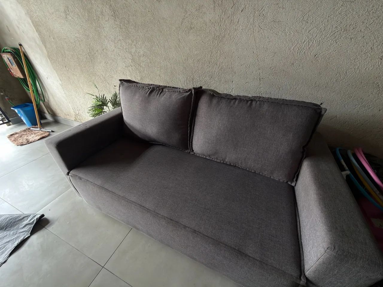 Sofá em linho 1,80m - Foto 3