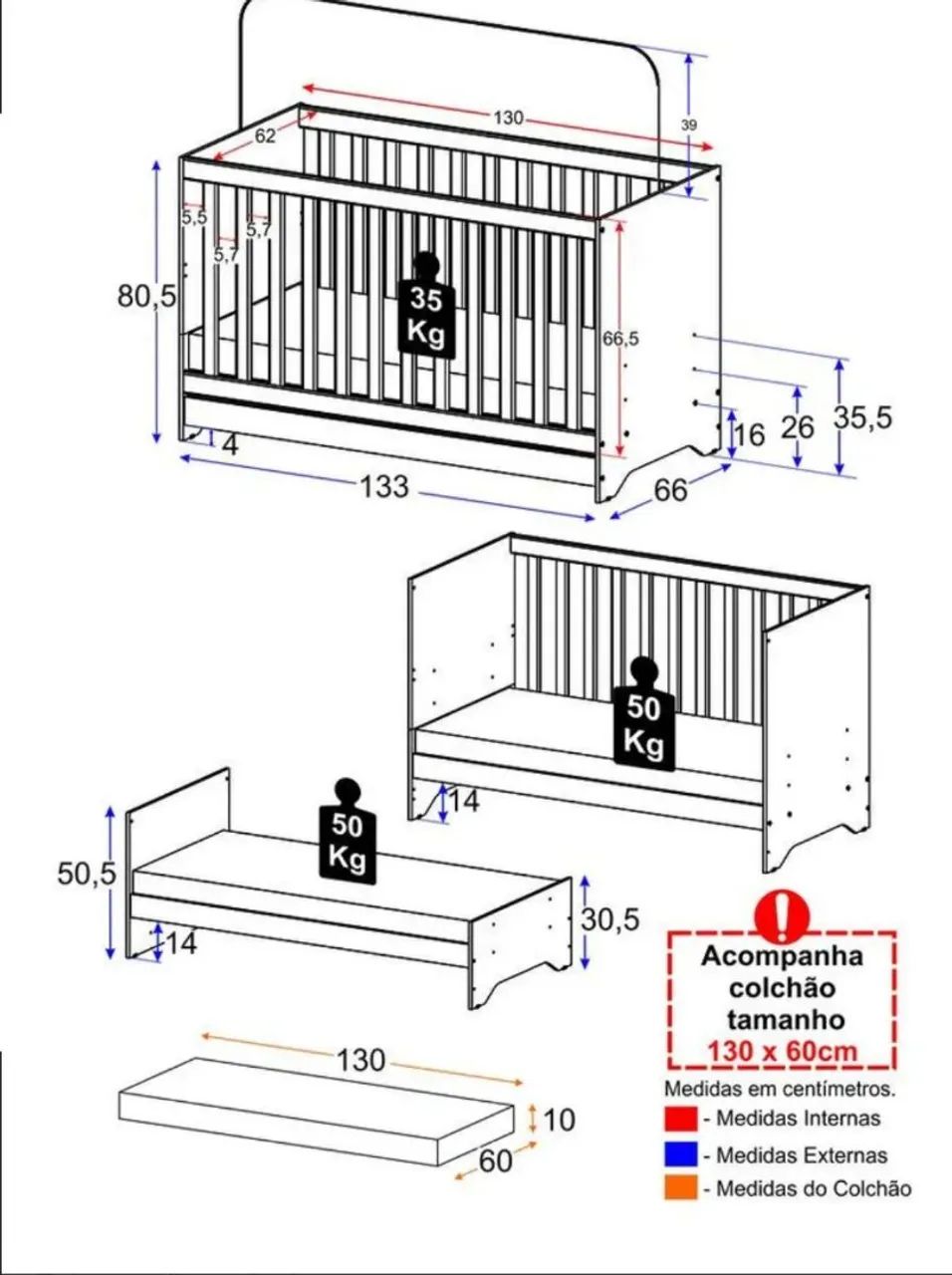 Berço cama - Foto 2