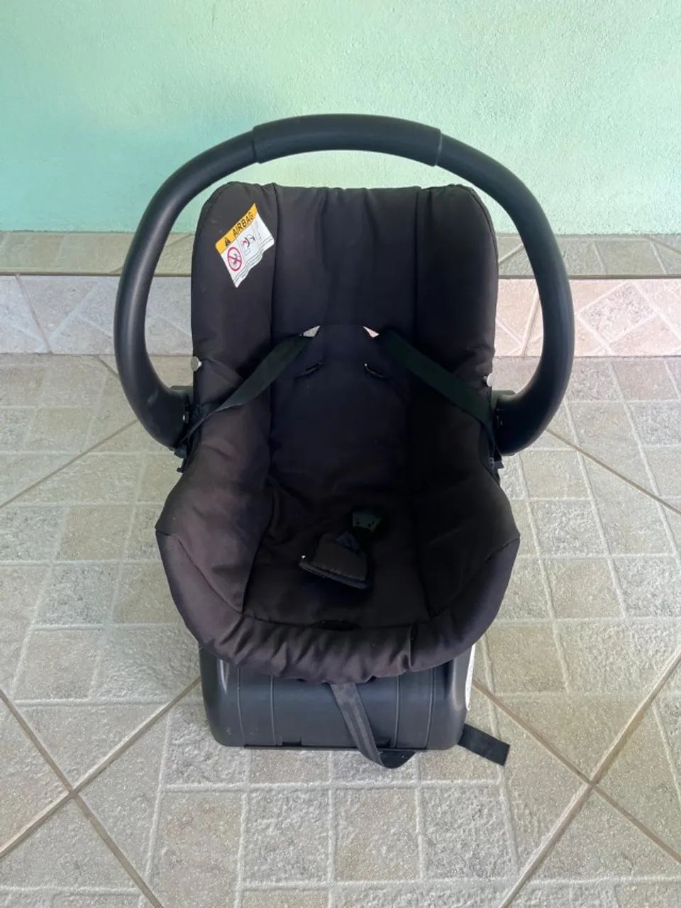 Bebê conforto Galzerano com base para carro e capa.  - Foto 2