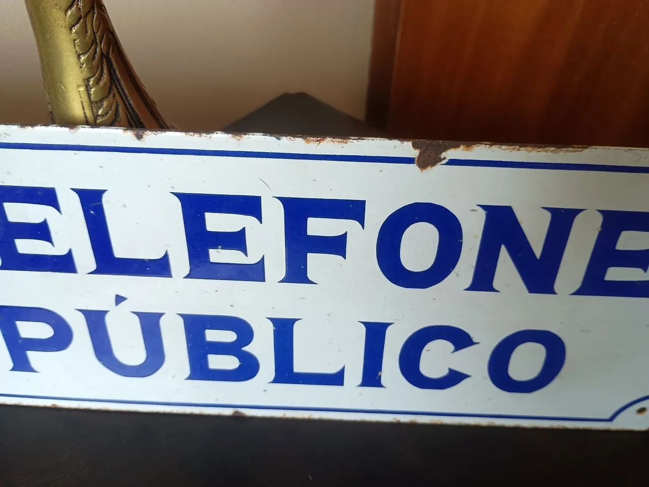 Antiga placa esmaltada  - Foto 2