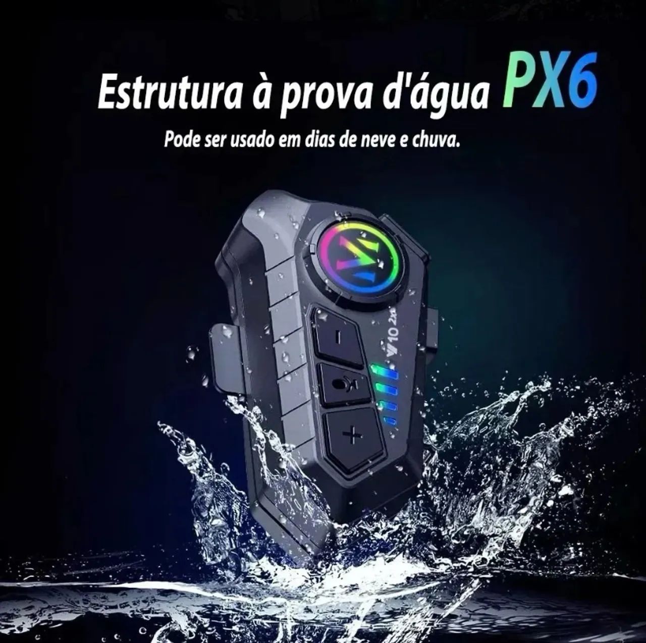 Par de Intercomunicador para capacete  - Foto 2