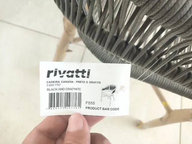 Par de Cadeiras Privatti Caraíva - Novas, Nunca Usadas - Foto 4