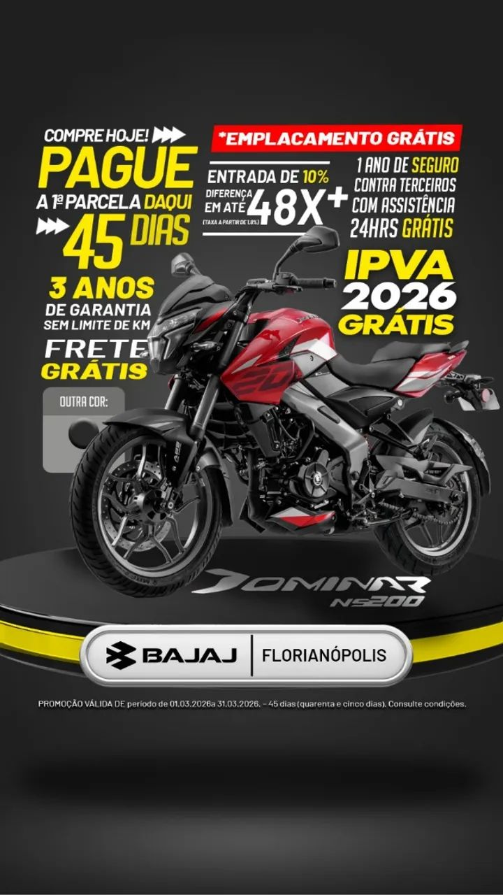 NS 160 - Com ABS de 2 Canais e GPS no Painel Digital!!  Parcela pra Junho!!  - Foto 2