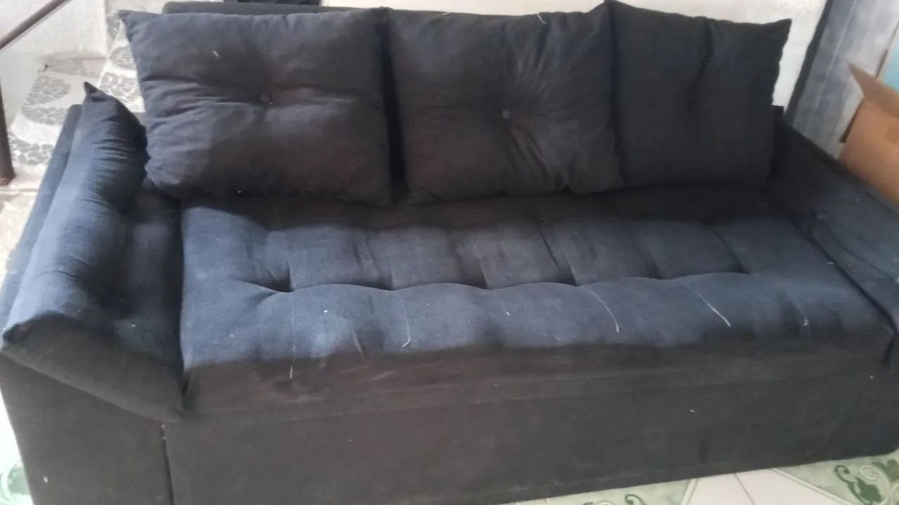 Sofá preto