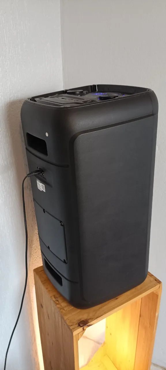 Caixa de Som Pulsebox 8 polegadas 1000w Bt/aux/sd/fm Led Sp359 - Foto 5