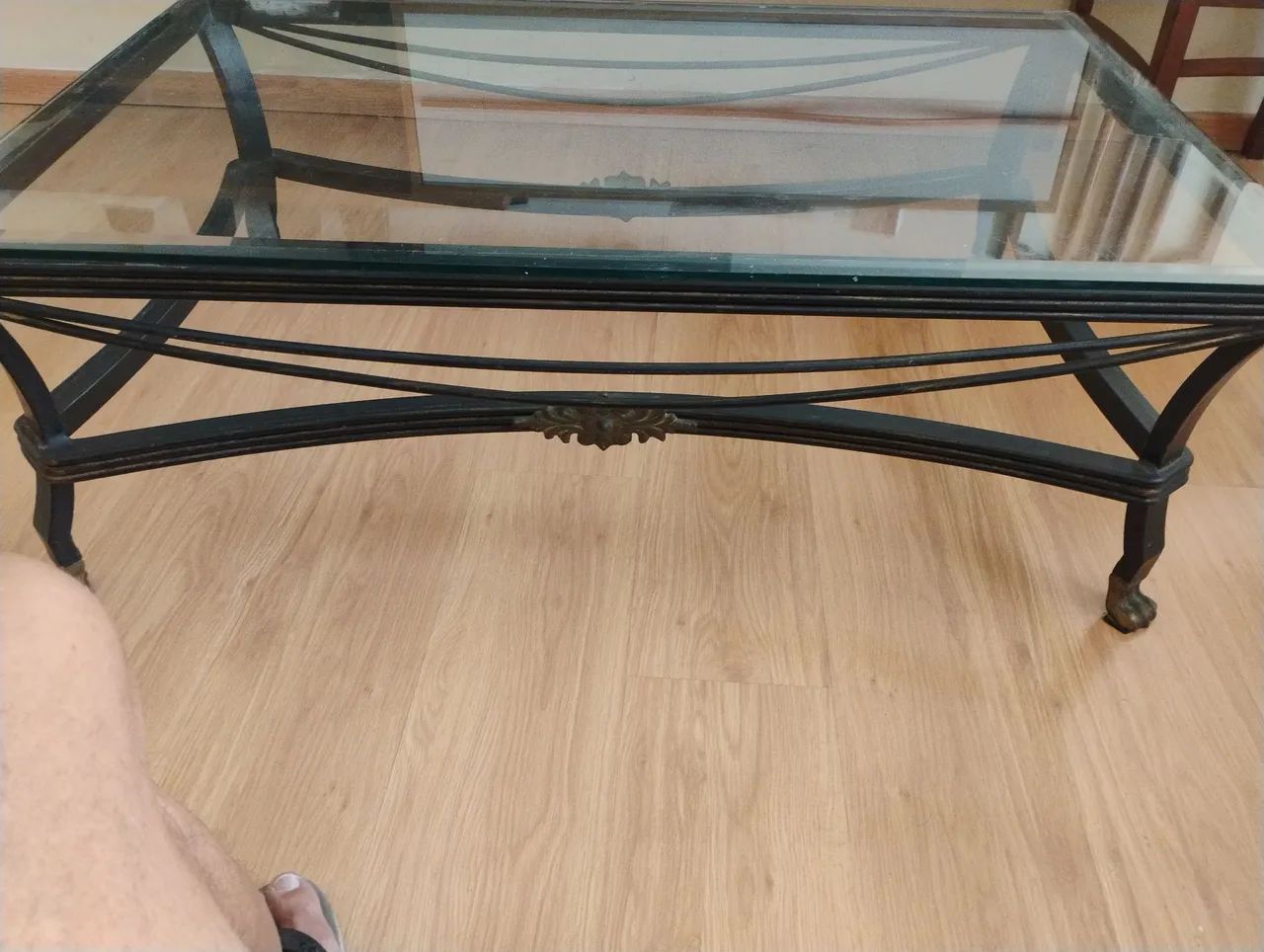 MESA DE CENTRO EM FERRO PATINADO  - Foto 2