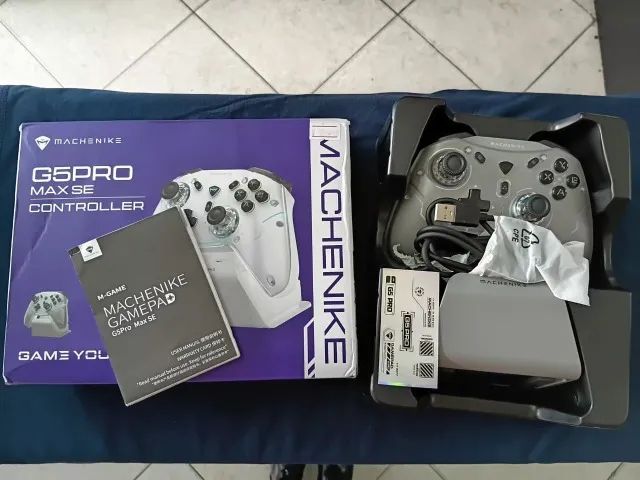 Controle Machenike G5 Pro Max Se C/ Base - Black Gradient Cor Cinza - Foto 3