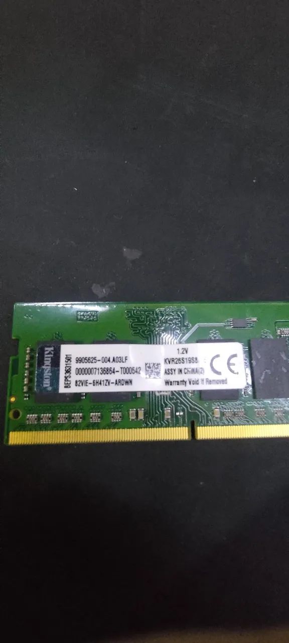 MEMÓRIA RAM DDR4 16GB 2666mhz NOTEBOOK 