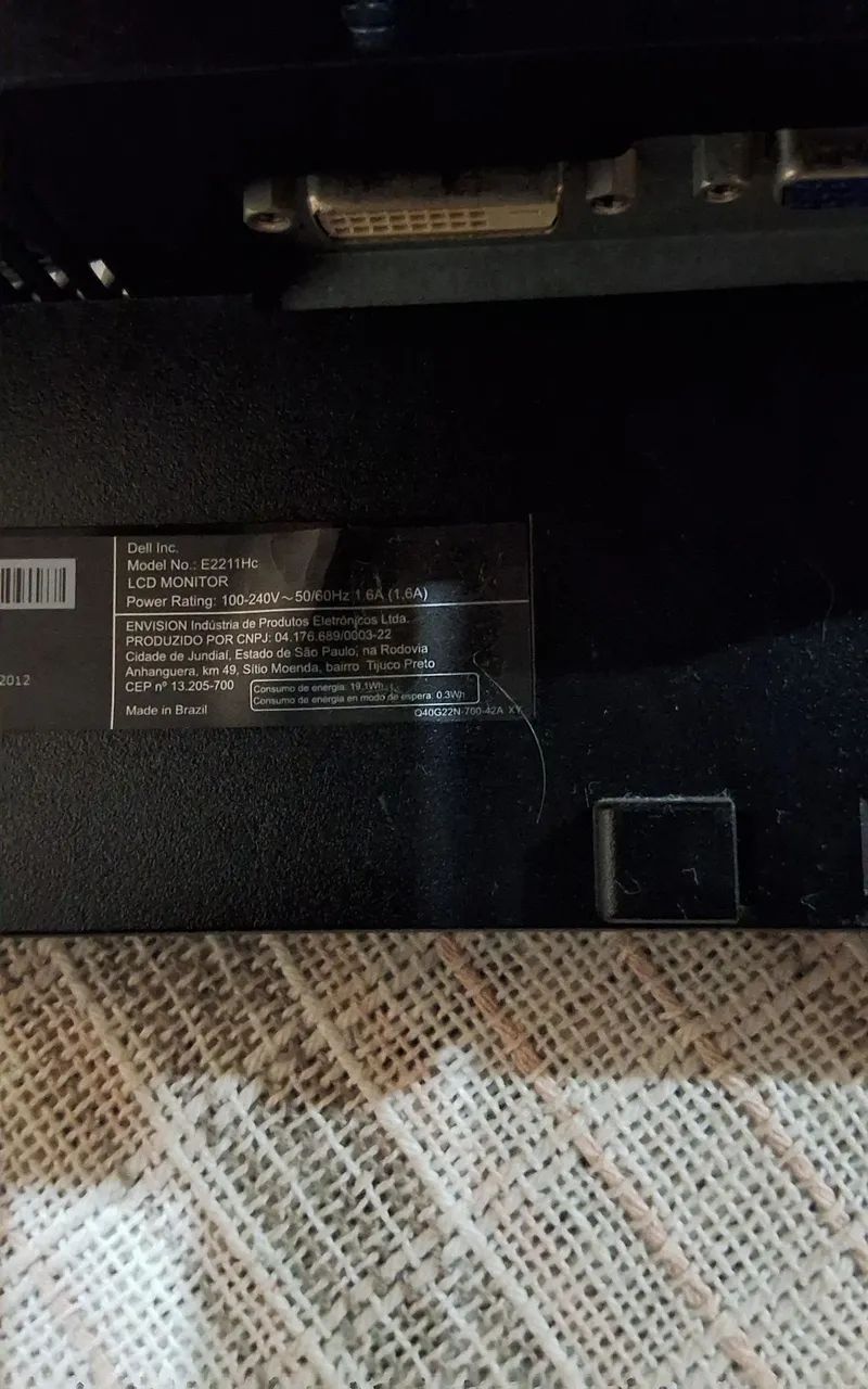 Monitor LCD Dell de 21,5 polegadas - Foto 3
