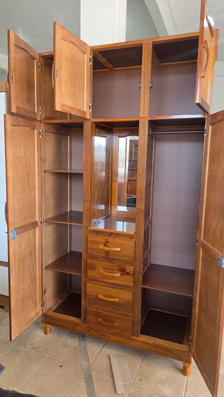 Guarda roupa de solteiro pinho novo  - Foto 3