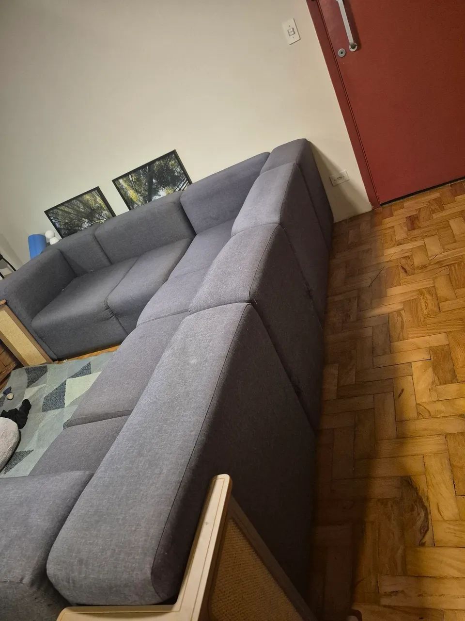 Sofá modular com 3 módulos separados tipo tokstok - Foto 3