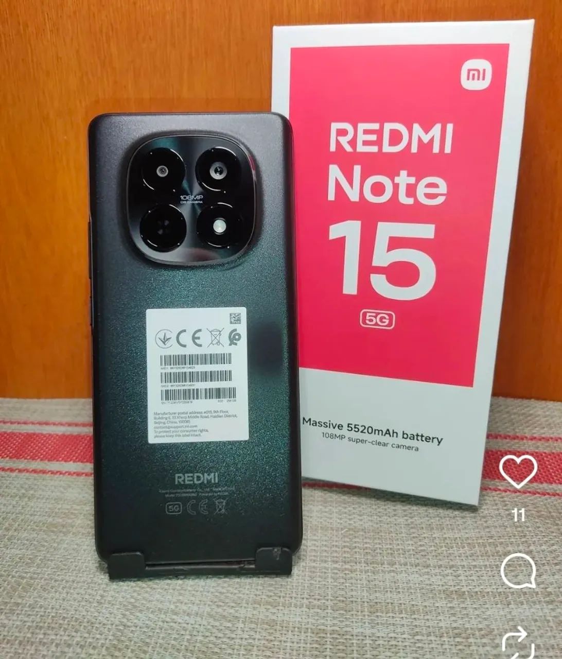Note 15 5G +NFC 256GB 8RAM - Foto 3