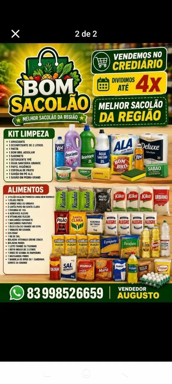 Sacolão de feira 
