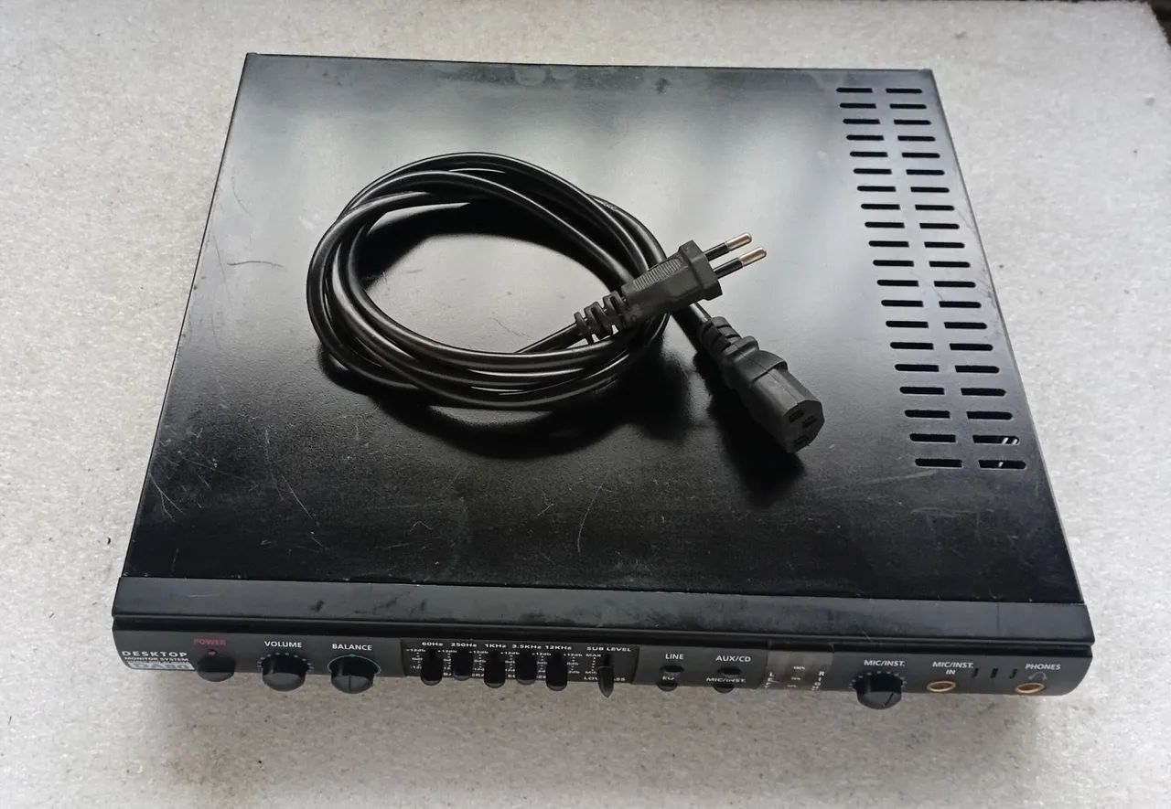 AMPLIFICADOR SAMSON DA80 MONITOR SYSTEM COM EQUALIZADOR - Foto 5