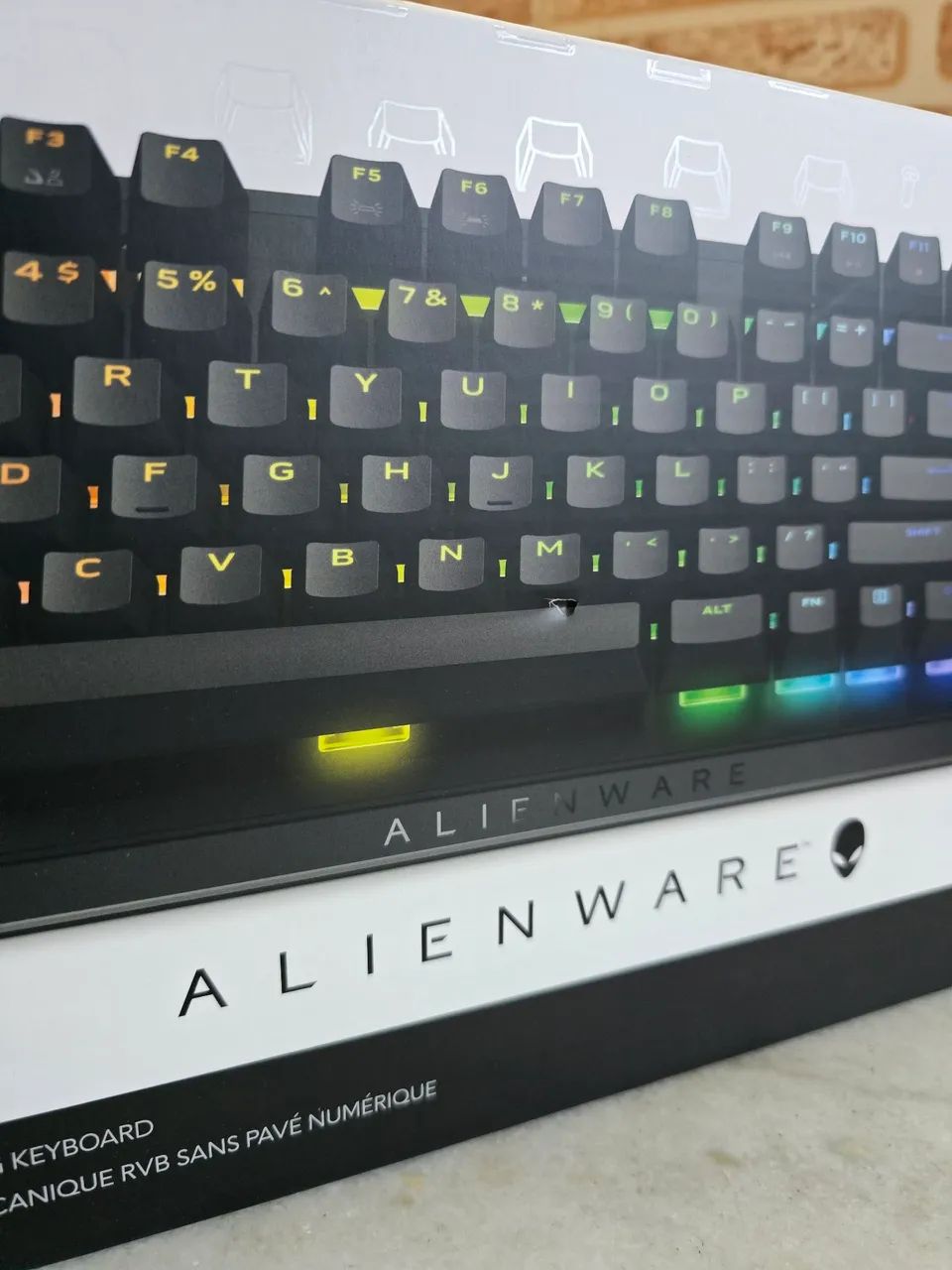 Teclado Mecânico Alienware AW420K Novo - Foto 2